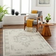 thumbnail image 1 of Hauteloom Afra Wool Living Room, Bedroom Area Rug - Gray - 8' x 10', 1 of 6