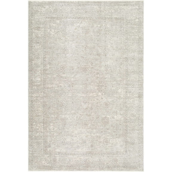 Hauteloom Ailbhe Living Room, Bedroom Area Rug - Traditional - Ivory, Taupe, Sandstone - 2' x 2'11"