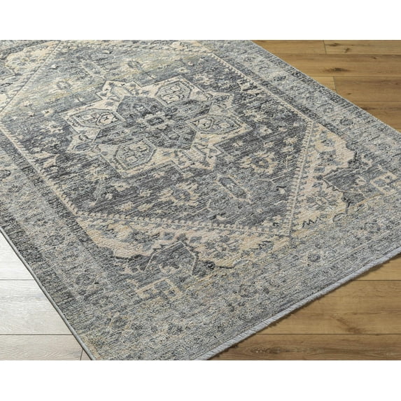 Hauteloom Ailsa Living Room, Bedroom Area Rug - Brown, Gray - 11'11" x 15'7"