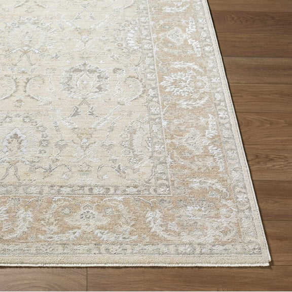 Hauteloom Airlia Living Room, Bedroom Area Rug - Traditional - Beige, Ivory, Taupe - 10' x 13'11"