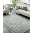thumbnail image 1 of Hauteloom Akshay Living Room, Bedroom Area Rug - Traditional - High Pile - Peach, Light Gray, Gray - 9'2" x 12', 1 of 9