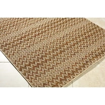 Hauteloom Alazne Living Room, Bedroom Patio Outdoor Area Rug - Traditional, Transitional - Burnt Orange, Sandstone, Terracotta - 5' x 7'