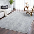 thumbnail image 1 of Hauteloom Albuquerque Living Room, Bedroom Area Rug - Traditional - Light Gray, Gray, Charcoal - 18" x 18" Sample, 1 of 17