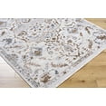thumbnail image 1 of Hauteloom Aldona Living Room, Bedroom Area Rug - Traditional - Ivory, Taupe, Slate Gray - 5'3" x 7', 1 of 5