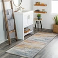 thumbnail image 1 of Hauteloom Alexandra Hallway, Kitchen Runner Rug - Modern - Gray, Beige, Red - 2'7" x 12', 1 of 14