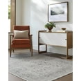 thumbnail image 1 of Hauteloom Alivia Living Room, Bedroom Area Rug - Traditional - Medium Gray, Dove Gray, Charcoal - 5'3" x 7', 1 of 1