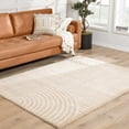 thumbnail image 1 of Hauteloom Allard Living Room, Bedroom Machine Washable Area Rug - Contemporary - High Pile - Peach, Beige - 2' x 2'11", 1 of 11