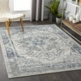 thumbnail image 1 of Hauteloom Allerton Living Room, Bedroom Area Rug - Traditional - Beige, Gray, Blue - 5'3" x 7'3", 1 of 6