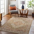 thumbnail image 1 of Hauteloom Alois Hallway, Kitchen Runner Rug - White, Brown, Beige - 2'7" x 10', 1 of 10