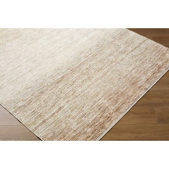 Hauteloom Amaury Living Room, Bedroom Area Rug - Traditional - Cream, Medium Gray, Dark Brown - 5'3" x 7'