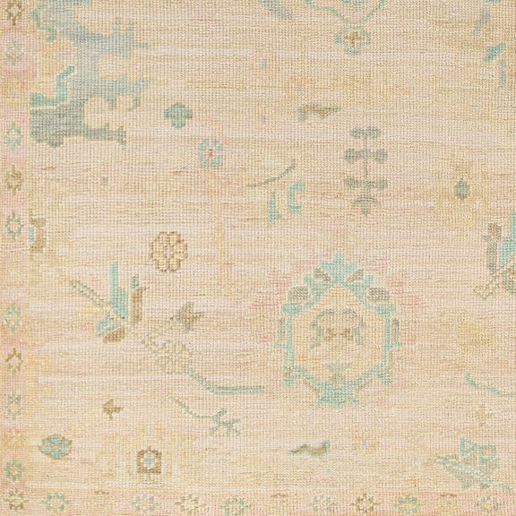 Hauteloom Amiry Wool Living Room, Bedroom Area Rug - Traditional - Dark Red, Olive, MediumGreen - 6' x 9'