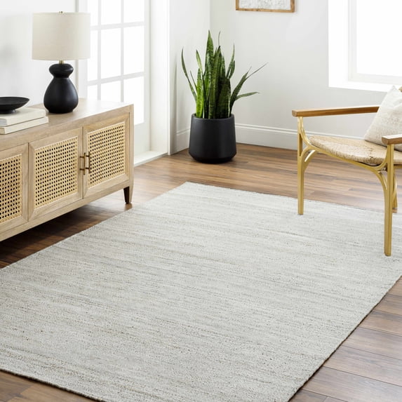 Hauteloom Amrit Recycled Material Living Room, Bedroom Area Rug - Gray, Brown - 2' x 3'