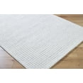 thumbnail image 1 of Hauteloom Anahid Wool Hallway, Kitchen Runner Rug - Contemporary - Light Silver, White - 3' x 10', 1 of 6