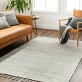 thumbnail image 1 of Hauteloom Anaya Recycled Material Living Room, Bedroom Area Rug - Traditional, Transitional - Beige, Silvergray, MediumGray - 18" Sample, 1 of 8