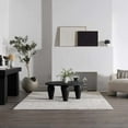 thumbnail image 1 of Hauteloom Andia Living Room, Bedroom Area Rug - Plush Pile - Cream,White - 5'3" x 7', 1 of 10