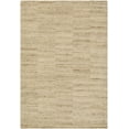 thumbnail image 1 of Hauteloom Andred Modern Hand Tufted Natural Fiber Wool Area Rug - Contemporary Broken Striped Textured Carpet for Living Room, Bedroom, Dining Room - Beige, Tan, Taupe - 2' x 3', 1 of 6