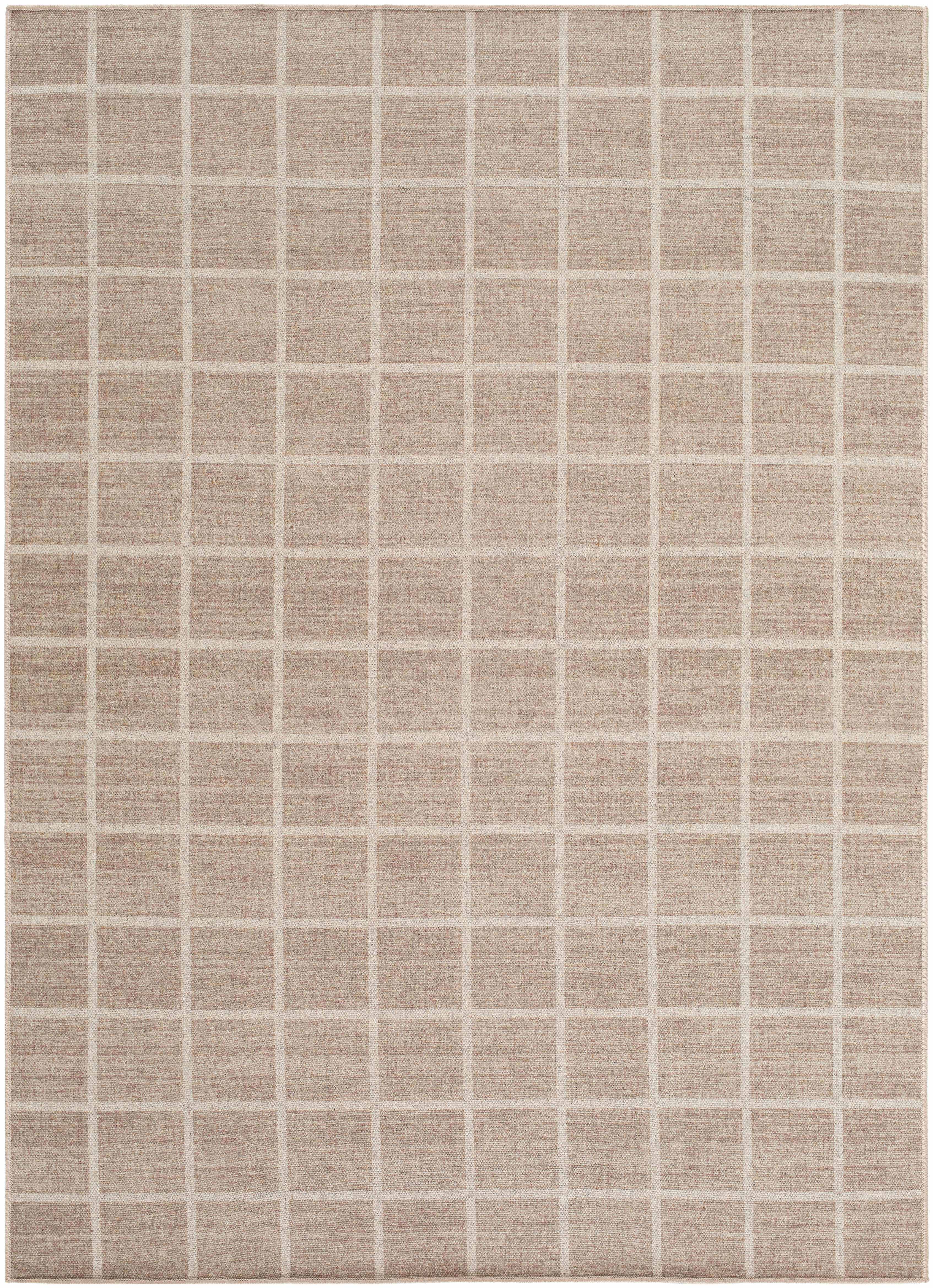 Square Pattern Extra Large Area Rug Hauteloom Anicet Modern Hand Woven Wool Blend Soft Checkered Extra ...