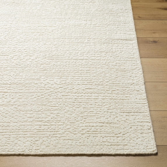 Hauteloom Aniya Wool Living Room, Bedroom Area Rug - Gray, Beige - 9' x 12'