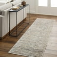 thumbnail image 1 of Hauteloom Apria Hallway, Kitchen Runner Rug - Contemporary - Natural Gray, Taupe, Smoke - 2'7" x 9', 1 of 8