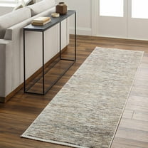 Hauteloom Apria Hallway, Kitchen Runner Rug - Contemporary - Natural Gray, Taupe, Smoke - 2'7" x 9'