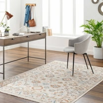 Hauteloom Araya Living Room, Bedroom Area Rug - Beige, Blue, Brown - 11'11" x 15'7"