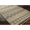 thumbnail image 1 of Hauteloom Ardee Jute Living Room, Bedroom Area Rug - Bohemian, Transitional - Tan, Gray - 2' x 3', 1 of 9