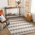 thumbnail image 1 of Hauteloom Arij Living Room, Bedroom Area Rug - Global - Gray, Black - 9'2" x 12', 1 of 6