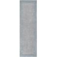 thumbnail image 1 of Hauteloom Arkabutla Wool Hallway, Kitchen Runner Rug - Contemporary - High Pile - Medium Gray, Ice Blue - 2'6" x 8', 1 of 14
