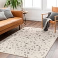 thumbnail image 1 of Hauteloom Arlet Bohemian Living Room, Bedroom Area Rug - Modern Boho Farmhouse - Abstract Stone Pattern Carpet - Cream, Beige, Gray - 6'7" x 9', 1 of 6