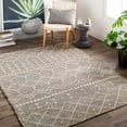 thumbnail image 1 of Hauteloom Armidale Jute Living Room, Bedroom Area Rug - Bohemian, Transitional - Dark Red, Beige, Peach - 5' x 7'6", 1 of 7