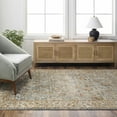 thumbnail image 1 of Hauteloom Asabi Hallway, Kitchen Runner Rug - Green, Beige - 2'7" x 7'3", 1 of 8