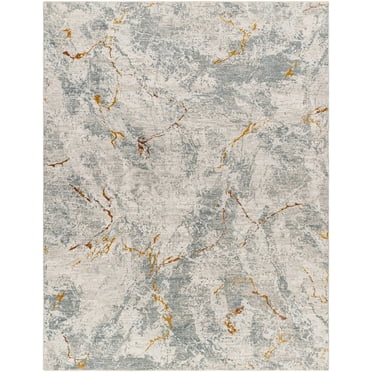 Hauteloom Gowan Living Room, Bedroom Farmhouse Area Rug - Natural Solid ...