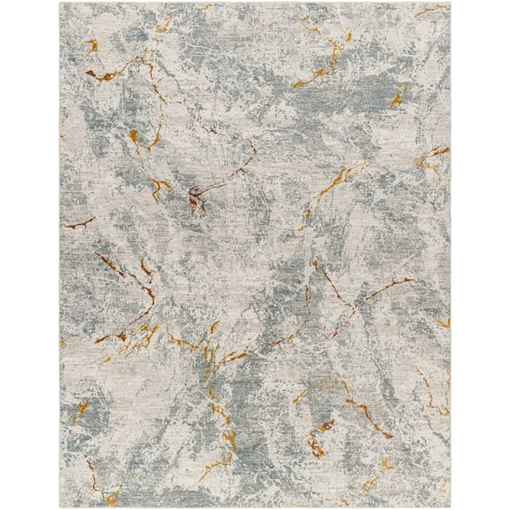 Hauteloom Asena Living Room, Bedroom Area Rug - Gray, Brown - 7'10" x 10'3"