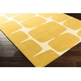 thumbnail image 1 of Hauteloom Astor Wool Living Room, Bedroom Area Rug - Contemporary - Mustard, Cream - 18" x 18" Sample, 1 of 8