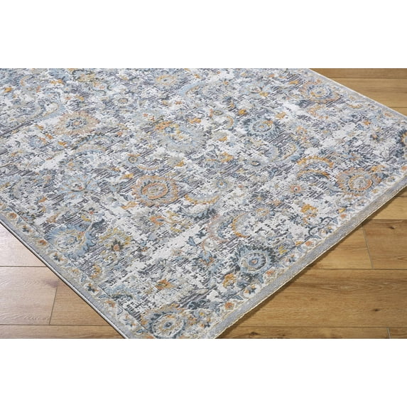 Hauteloom Atara Living Room, Bedroom Area Rug - Gray, Brown - 9' x 12'2"