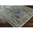 thumbnail image 1 of Hauteloom Atglen Wool Living Room, Bedroom Area Rug - Traditional - Denim, Teal, Tan - 12' x 15', 1 of 12