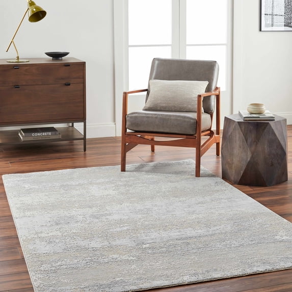 Hauteloom Avani Living Room, Bedroom Area Rug - Gray - 2'7" x 4'