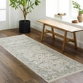 thumbnail image 1 of Hauteloom Aviva Hallway, Kitchen Runner Rug - Gray, Ivory, Green - 2'7" x 10', 1 of 14