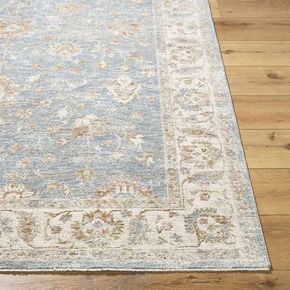 Hauteloom Avivit Living Room, Bedroom Area Rug - Traditional - Sage, Cream, Tan - 9' x 12'2"