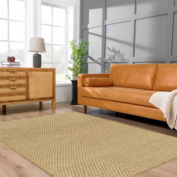Hauteloom Ayers Wool Hallway, Kitchen Runner Rug - Traditional, Transitional - Tan - 2'6" x 14'