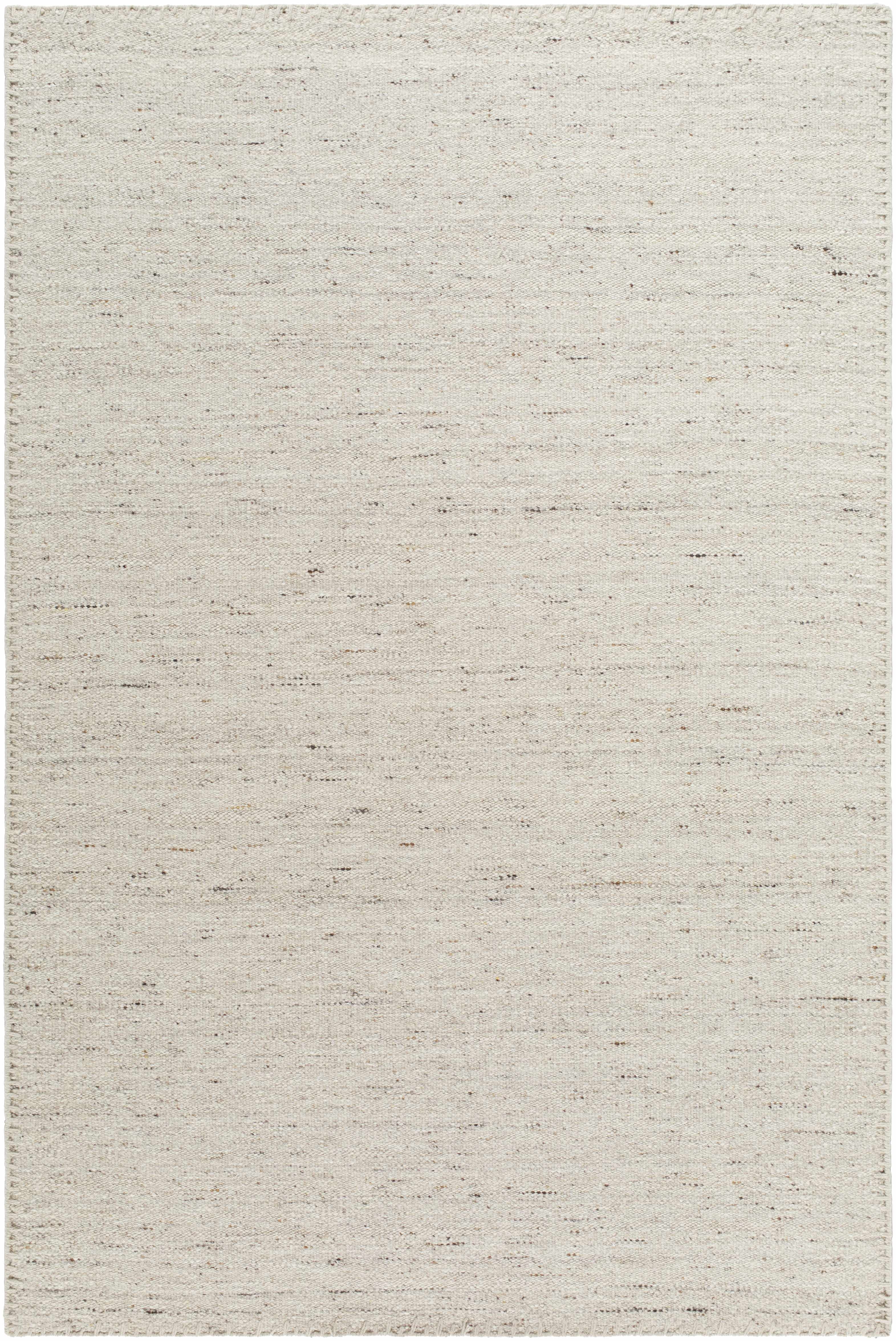 Hauteloom Ayumu Wool Living Room, Bedroom Area Rug - Bohemian, Transitional - Ivory, Sandstone, Taupe - 9' x 12'