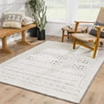 thumbnail image 1 of Hauteloom Bahar Living Room, Bedroom Machine Washable Area Rug - Traditional, Transitional - Gray, Off White - 3'3" x 5', 1 of 14