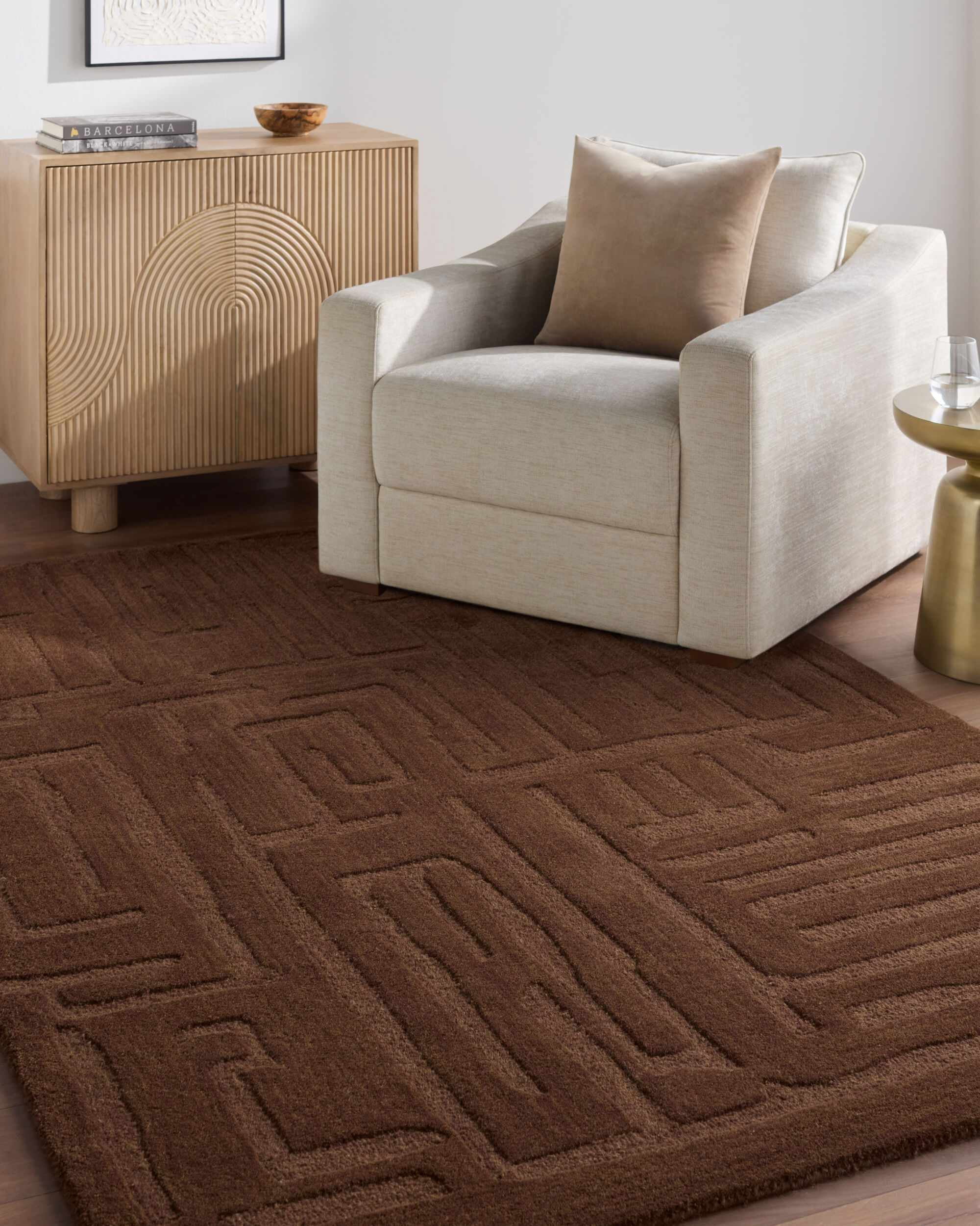 Hauteloom Bassano Wool Living Room, Bedroom Area Rug - Contemporary ...