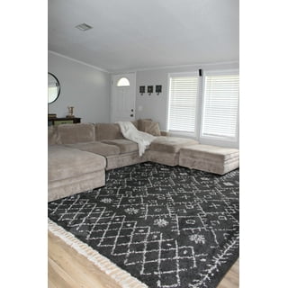 allen + roth Jute 8 X 10 (ft) Woven Jute Khaki Indoor Solid Area Rug in the  Rugs department at