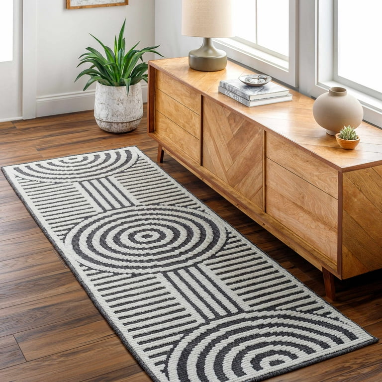 Hauteloom Beren Hallway, Kitchen Machine Washable Runner Rug