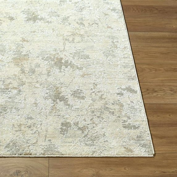 Hauteloom Bisera Hallway, Kitchen Runner Rug - Contemporary - Cream, Beige, Tan - 2'7" x 10'