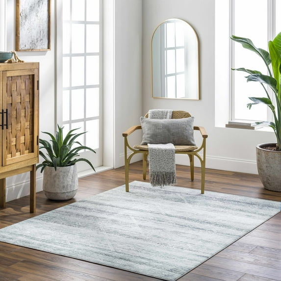 Hauteloom Blake Living Room, Bedroom Area Rug - Gray - 8'10" x 11'9"