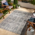 thumbnail image 1 of Hauteloom Bokod Living Room, Bedroom Patio Outdoor Area Rug - Bohemian, Transitional - Navy, Cream - 18" x 18" Sample, 1 of 5
