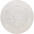 thumbnail image 1 of Hauteloom Bolsover Living Room, Bedroom Area Rug - Traditional - Gray, OffWhite - 5'3" Round, 1 of 15