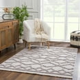 thumbnail image 1 of Hauteloom Borbon Living Room, Bedroom Area Rug - Farmhouse - Cream,Light Gray,Medium Gray - 8'10" x 12', 1 of 17